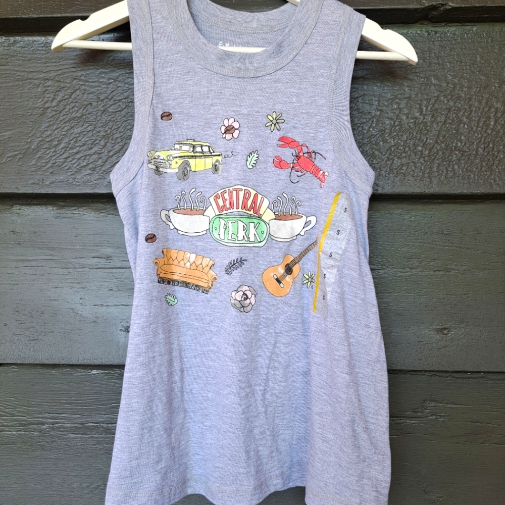 Friends racerback tank top size S